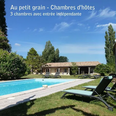 לינה וארוחת בוקר Au Petit Grain Coutures (Gironde)